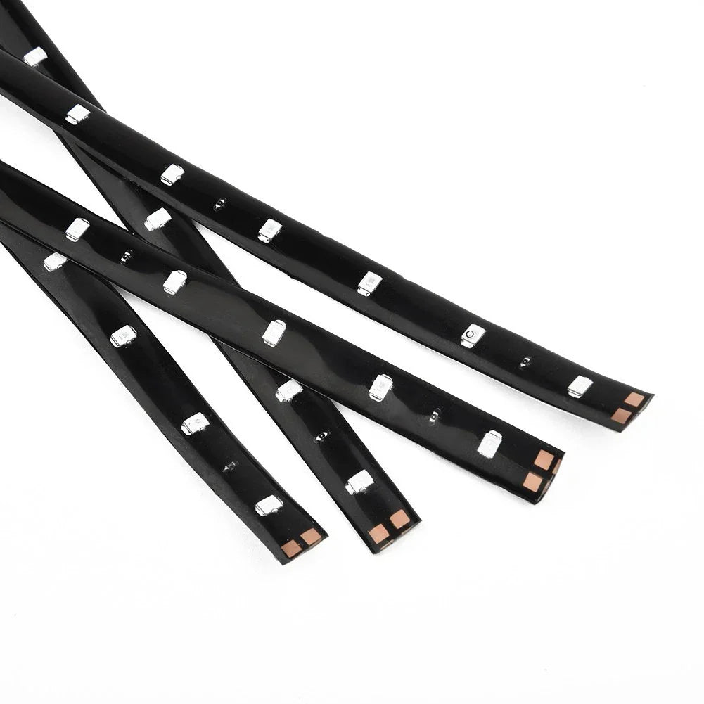 DC 12V LED Lights Strip Decor Flexible Lamps for Car