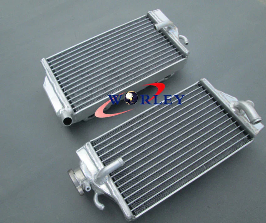 Aluminum Radiator & Blue Hose for Honda CR125 CR125R (2004)