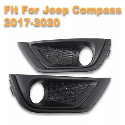 Fog Light Covers for 2017-2020 Jeep Compass Front Bumper (2017-2020)
