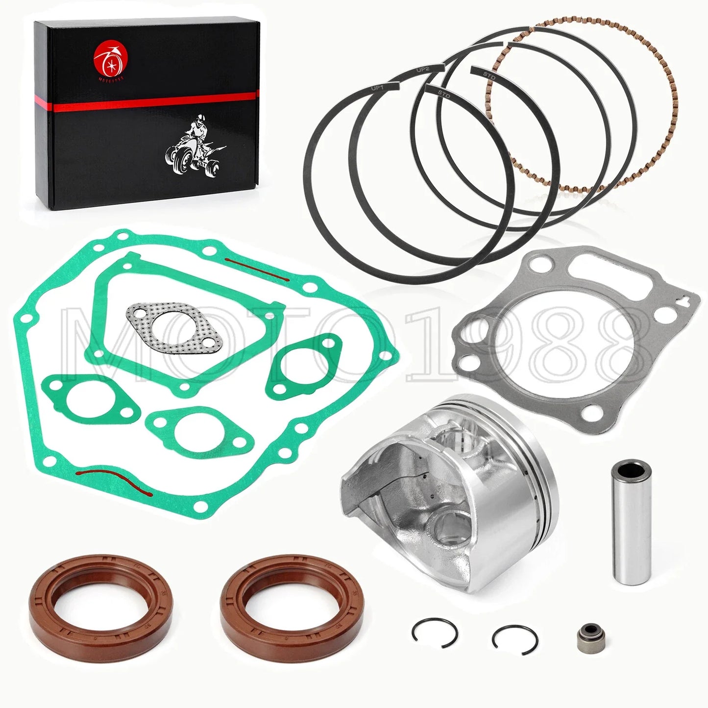 Oversize 0.25mm Piston & Rings Gasket Rebuild Kit Yamaha G23 G27(1999–2002)
