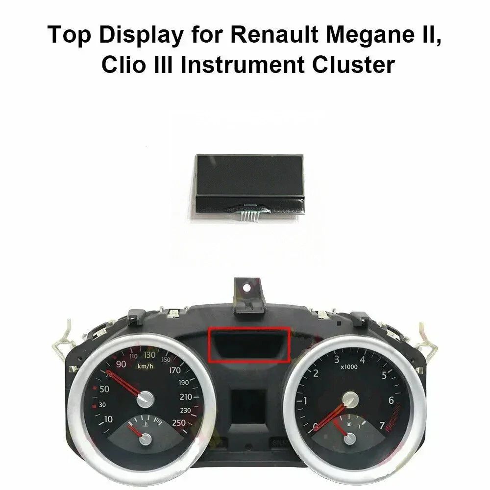 LCD Display for Renault Megane II, Clio III (2002-2016)