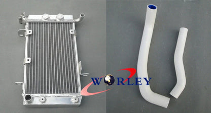 Aluminum Radiator & Red Hose for Suzuki LTZ400 KFX400 DVX400 (2003-2008)