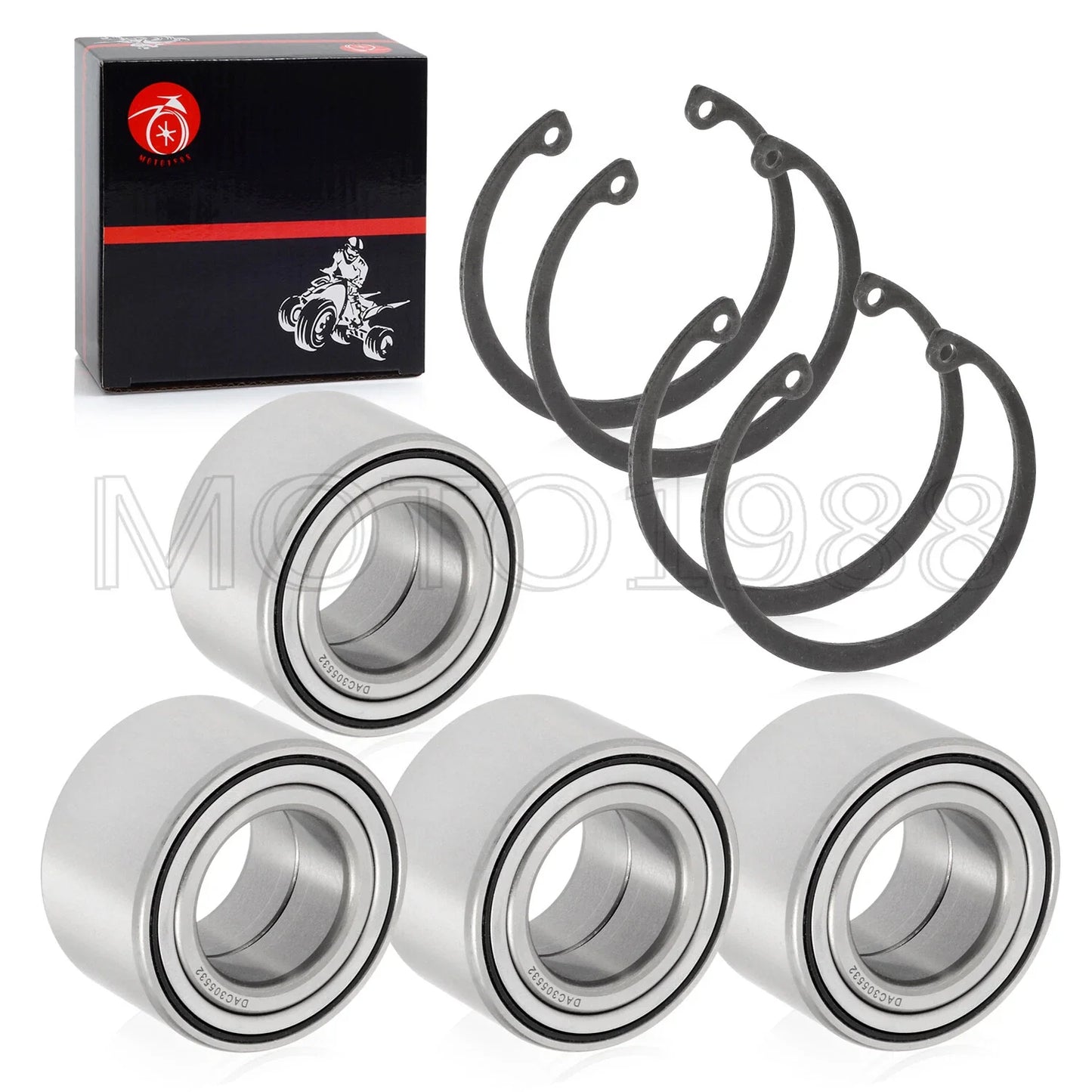 2 x Wheel Bearing X4 for Yamaha Grizzly 550/660/700
