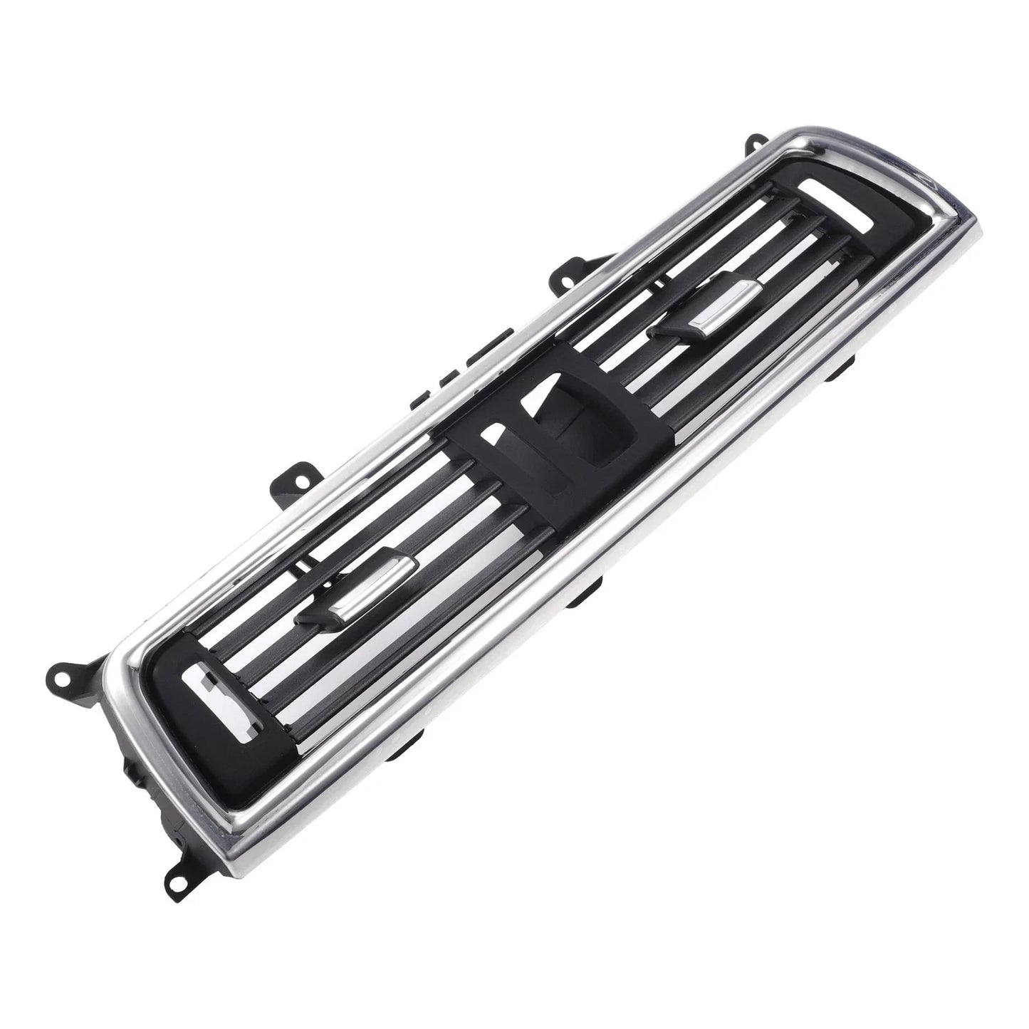 Center Dash A/C Outlet for BMW 528i 2011 Black Silver Tone