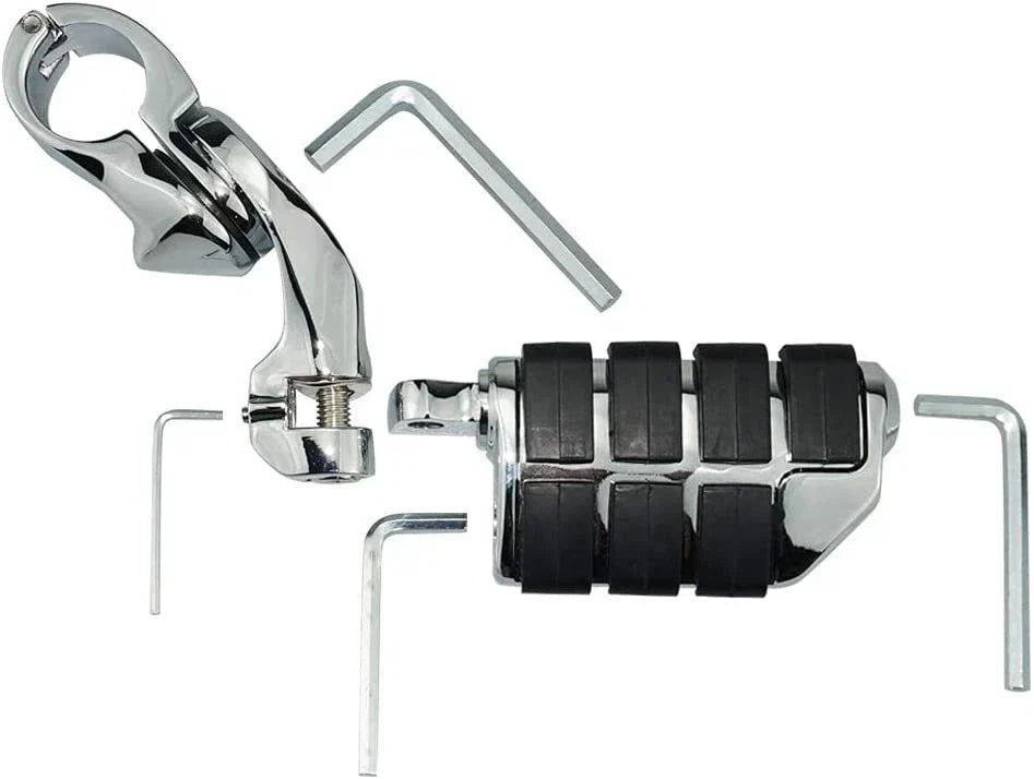 1-1/4" Highway Foot Pegs for Harley Touring Road King Street Glide (2009-2023)