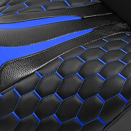 Seat for Harley Electra Street Tri Glide (2009-2023) Black Blue