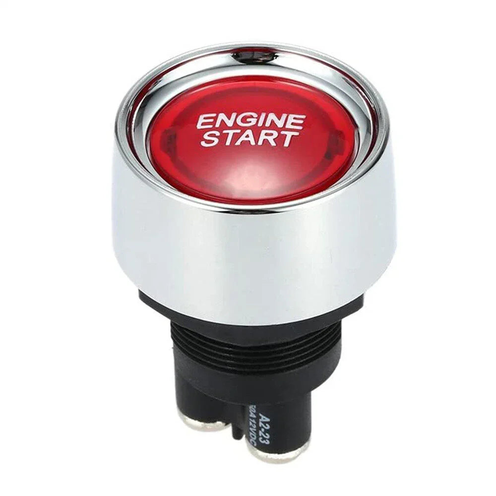 12-24V Red LED Push Button Engine Start Switch for Car SUV Universal