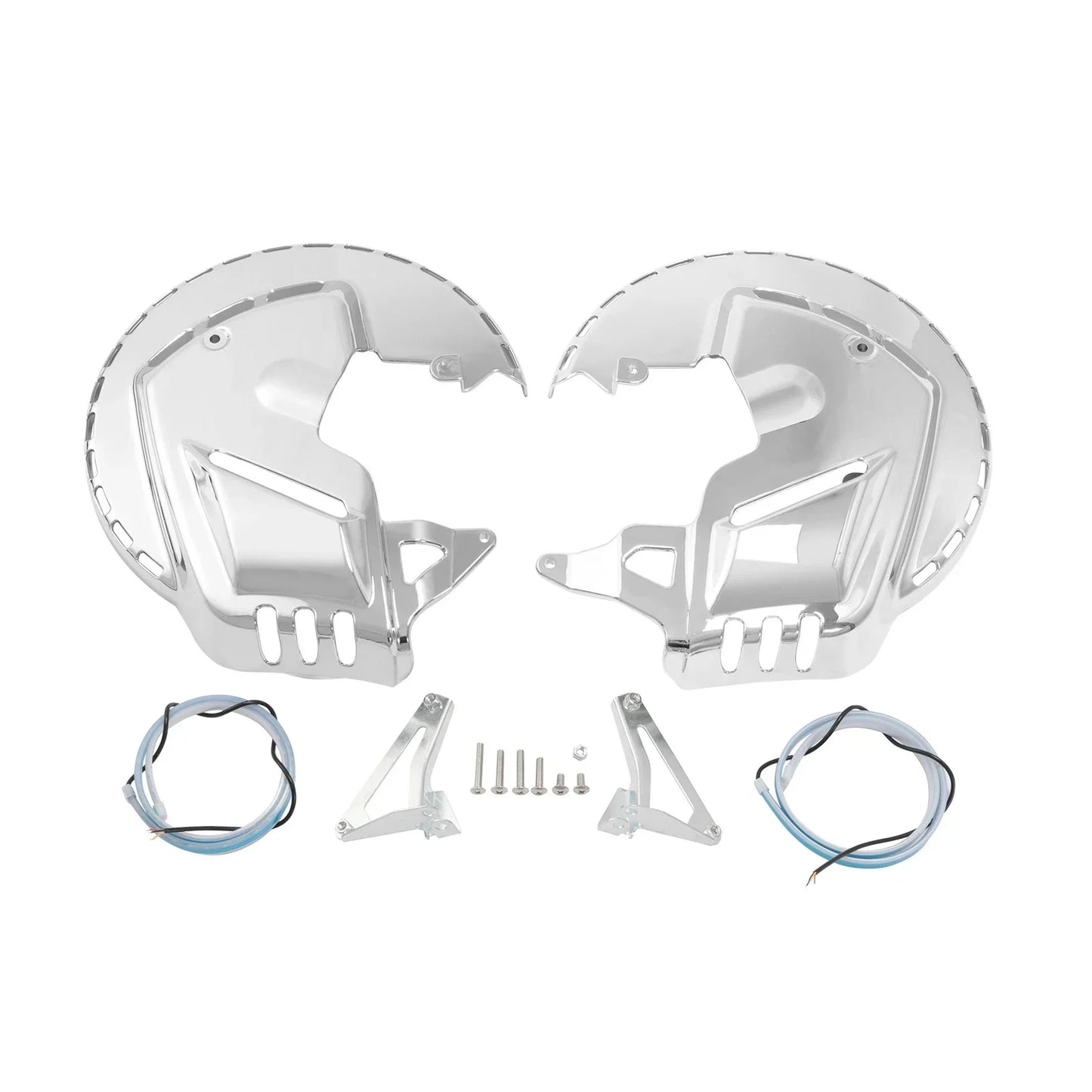 Front Brake Rotor Covers LED for Honda Goldwing 1800 F6B 13-17 (2001-2017)