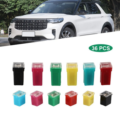 Fuse 36pcs Color Coded Fuses for Car