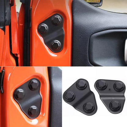 Car Door Lock Cover & Screw Protector Trim for 2018-24 Jeep Wrangler JL JT