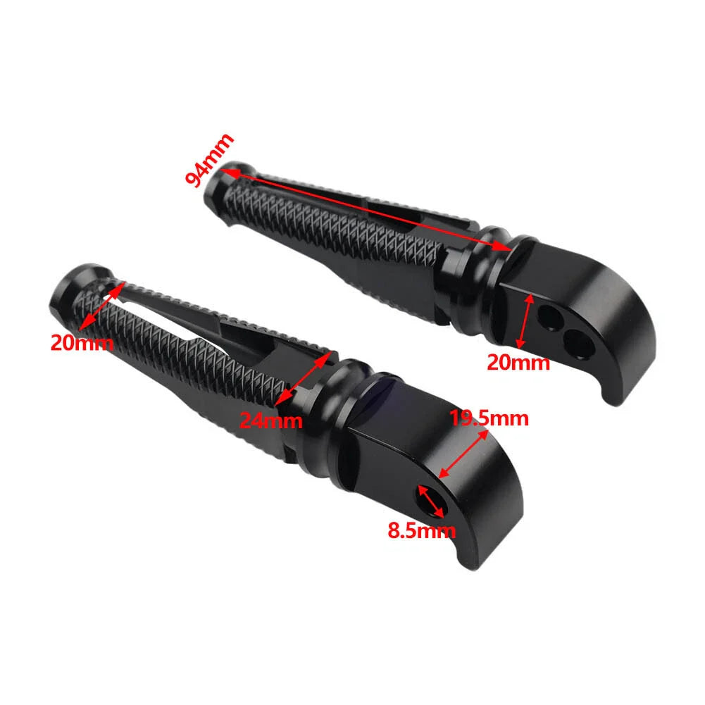 Rear Foot Pegs Passenger Blue for Yamaha R3 R15 R25 MT-03 MT-07 MT-09 XSR700 (2015-2023)