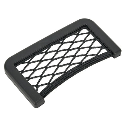 3 x Car Seat Side Back Storage Net Bag Phone Holder Pocket Organizer Black