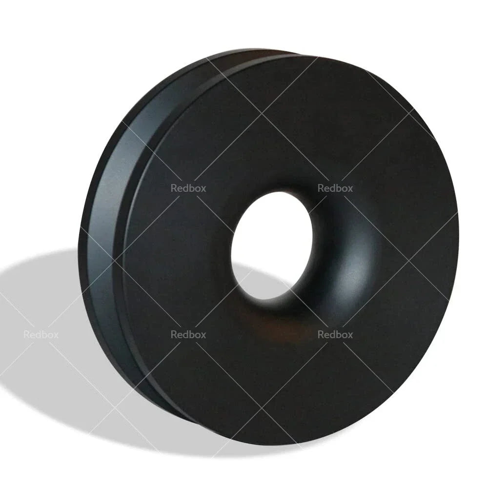 Recovery Ring Snatch Block Pulley w/ Soft Shackle for Tow Winch Rope Straps