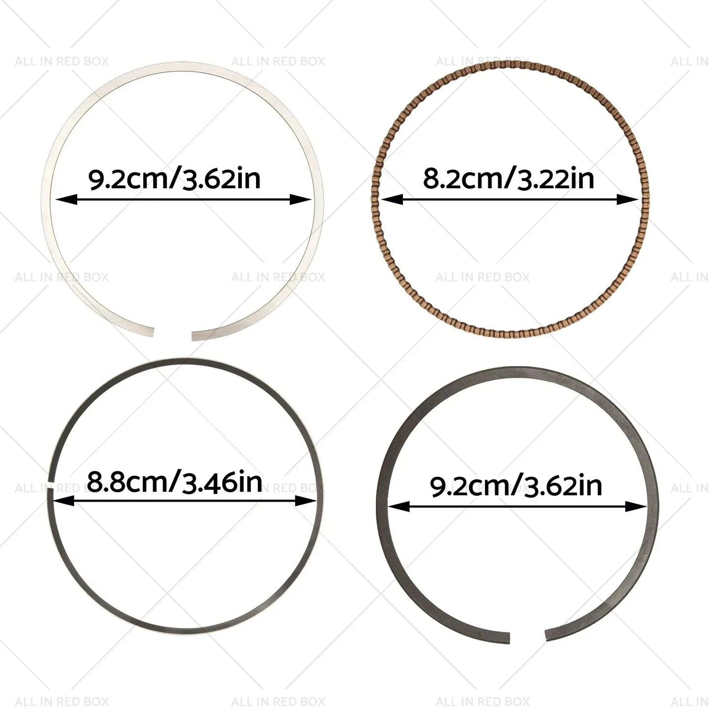 Piston Rings for Buick Chevrolet Saturn 2.4L DOHC 16V (2006-2017)