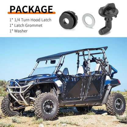 1/4 Turn Hood Latch + Grommets/Washers Kit for Polaris RZR XP 4 900 (2011–2014)