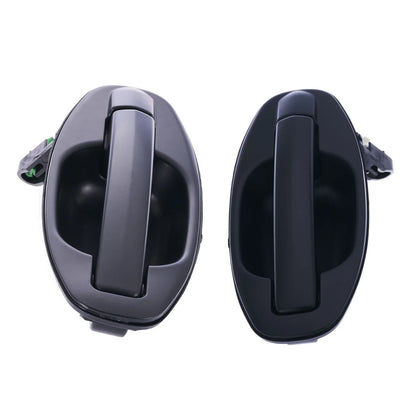 2pc Rear RH & LH Outer Door Handle Black for Hyundai Santa Fe SM (2000–2005)
