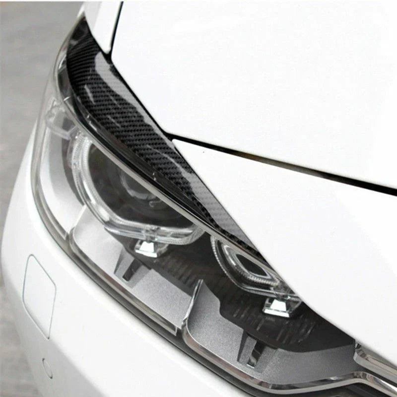 Headlight Eyebrow Trim Decor Soft Parts For 3 F36 F30 320i 325i (2013–2017)