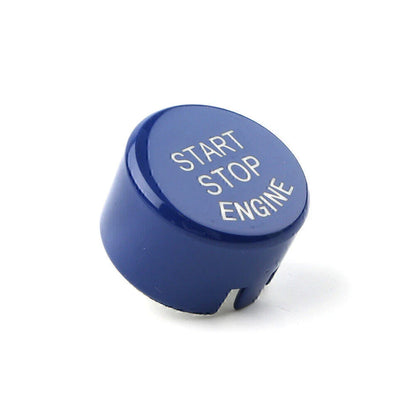 Blue Engine Start Stop Button Cover Trim for BMW 5 Series G30 (2017-2023)