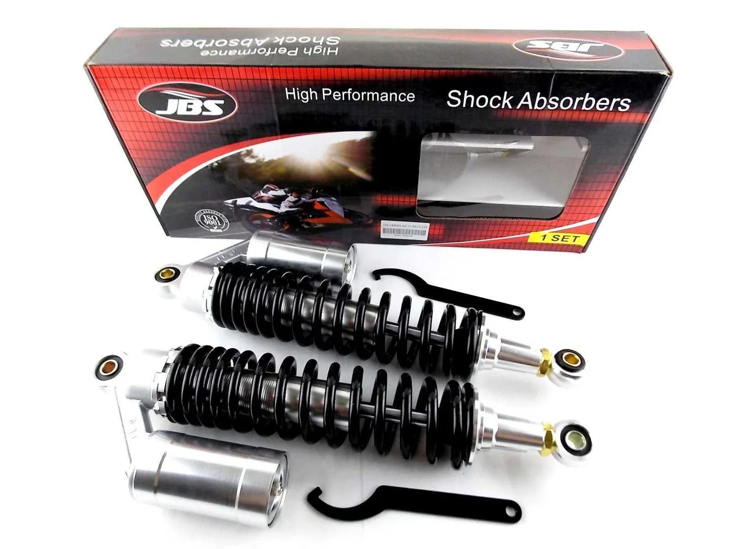365mm JBS Nitrogen Cell Shock Absorbers for Royal Enfield 650 Interceptor (2018-2023)