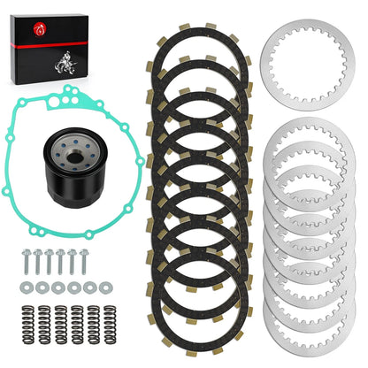 Clutch Steel Friction Plates Gasket Kit for Yamaha YZF-R6 (2003–2009)