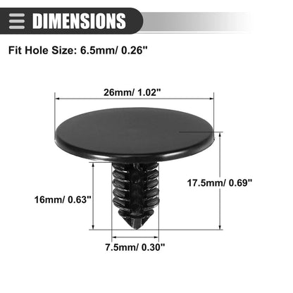 30 x Headliner Hood Insulator Retainer Clips for Dodge