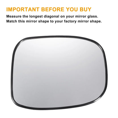 Right Side Mirror Glass for Honda Civic (2012-2014)