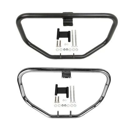 Chrome/Black Engine Guard Crash Bar for Harley Sportster 883 (1984-2003)