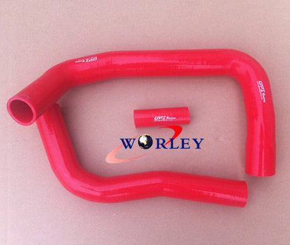 Silicone Hose for Toyota Landcruiser HJ75 2H Radiator (1984-1990) RED