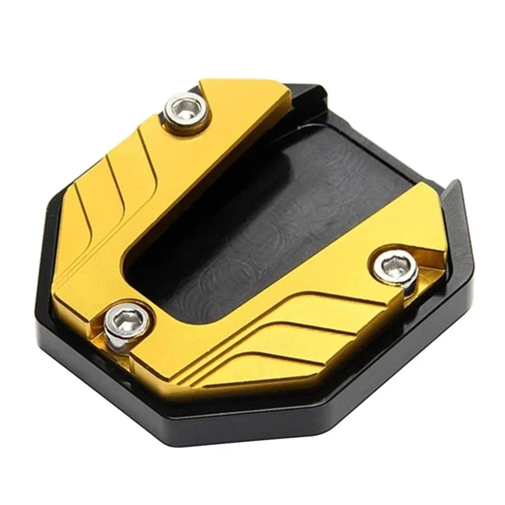 Kickstand Extender Foot Side Stand Pad for Motorcycle - Gold