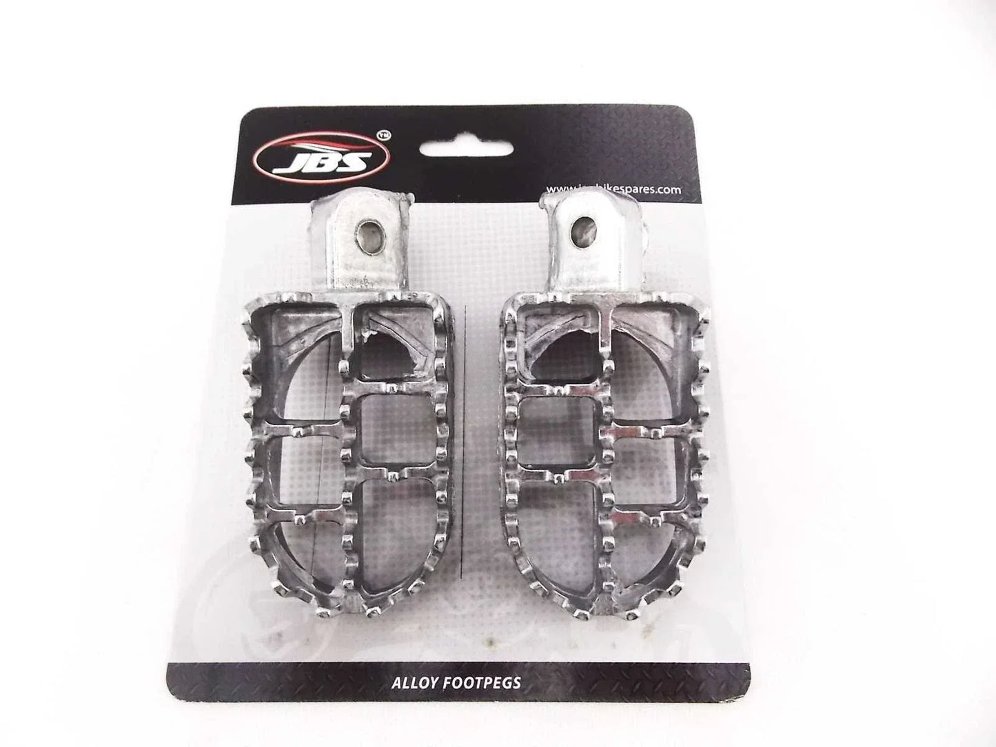 Yamaha IT125 80-81 Silver Foot Pegs Set (Left & Right)