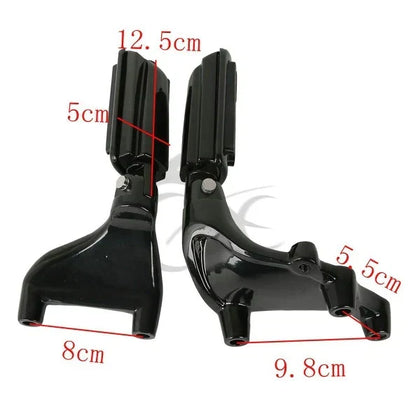 Black Rear Footpeg Mount Bracket for Harley Sportster (2014-2022)