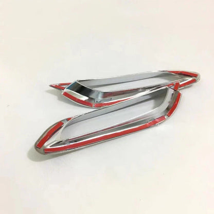 Chrome Rear Bumper Fog Light Covers for Toyota Camry