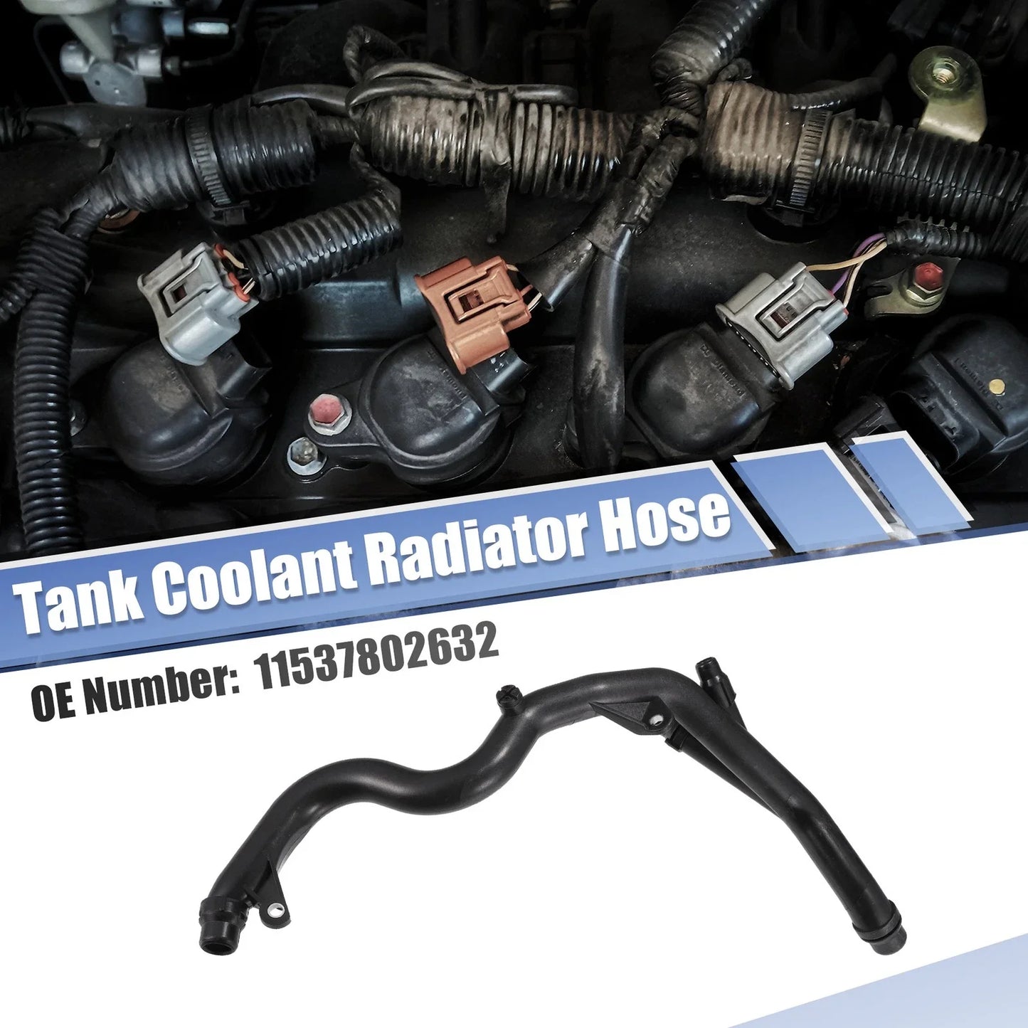 Heater Hose Radiator Expansion Tank Pipe for BMW 335d