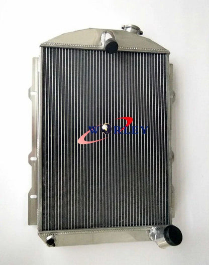 Aluminum Radiator & Fan for Chevy Hot/Street Rod 6 Cyl w/Tranny Cooler (1938)