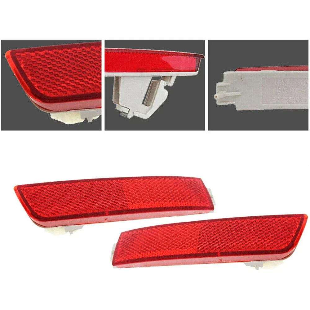 Rear Bumper Reflector Lamp Red Lens for Infiniti Nissan (2003-2015)