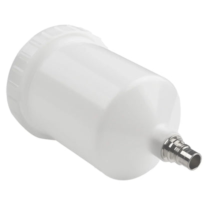 Paint Cup HVLP White Plastic for Sata Sprayer Jet Connector