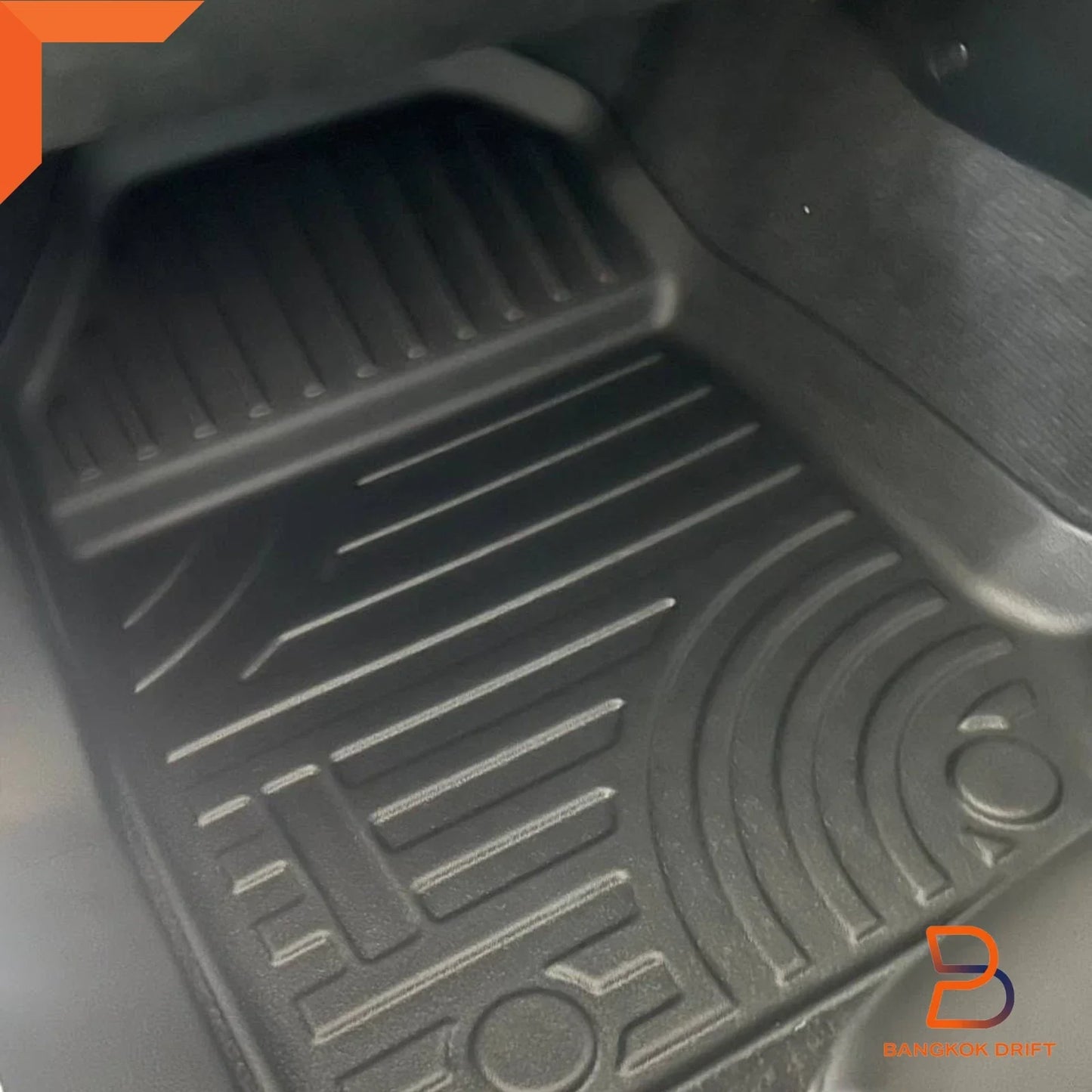 Premium 3D TPE All Weather Floor Mats for Isuzu D-Max Ute (2020-2025)
