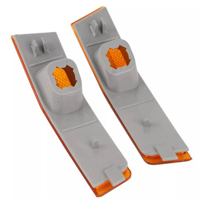 Amber Front Bumper Side Marker Light Shells for Lincoln MKX (2007-2010)
