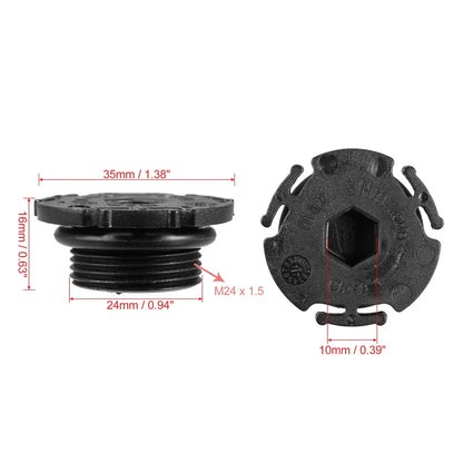 8pcs ABS Engine Oil Drain Plug Replacement for BMW 320i (2013-2015)
