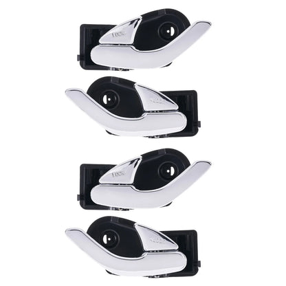 4 Pc Left + Right Door Handle Inner Chr for Ford Escape Mazda Tribute (2001–2006)