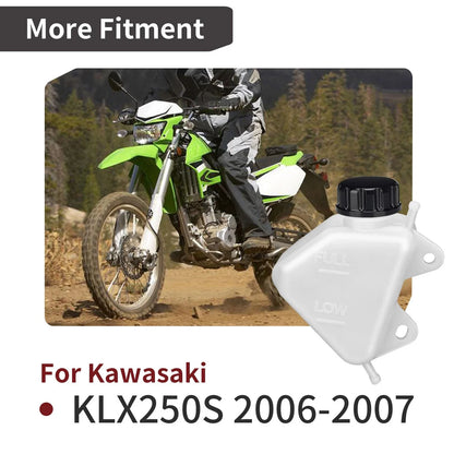 Coolant Tank Overflow Bottle Kit for Kaw KLX250 KLX250S