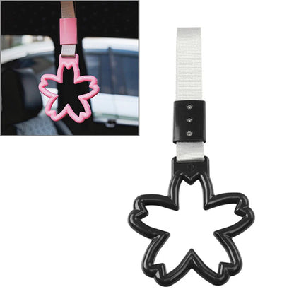 Cherry Blossom Ring Handle Strap for Train Bus - Drift Charm Tools BLK