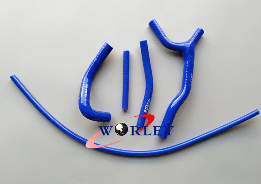 Blue Silicone Radiator Hose for Suzuki RM125 (1992-1995)