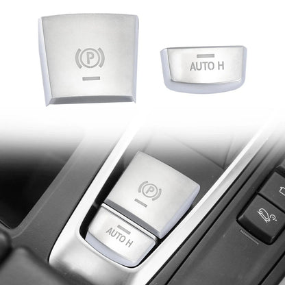 Set Parking Brake Switch P Button Covers for BMW X4 X5 X6 X7 (2011-2017)
