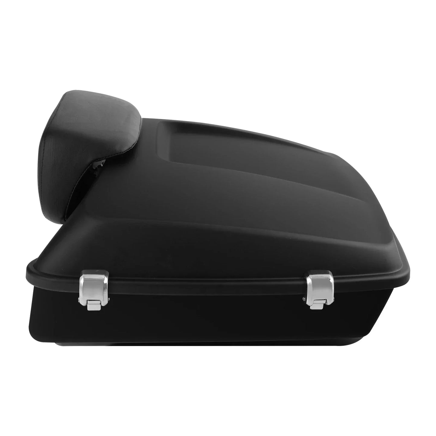 Matte Chopped Trunk Backrest Solo Mount Rack for Harley Low Rider (18-25)