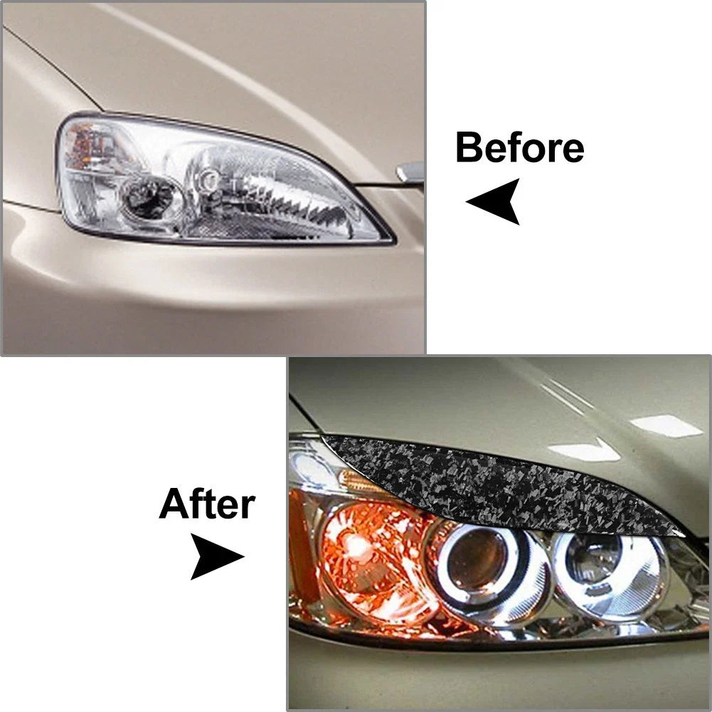 Car Headlight Eyebrow Eyelid Covers for Honda Civic (2001-2003)