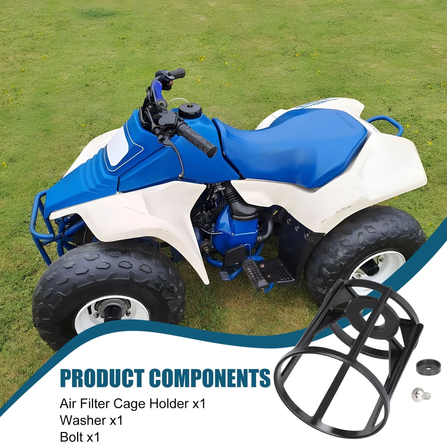 Air Filter Cage Holder Washer for Suzuki QuadSport 80 LT80 (1987–2006)