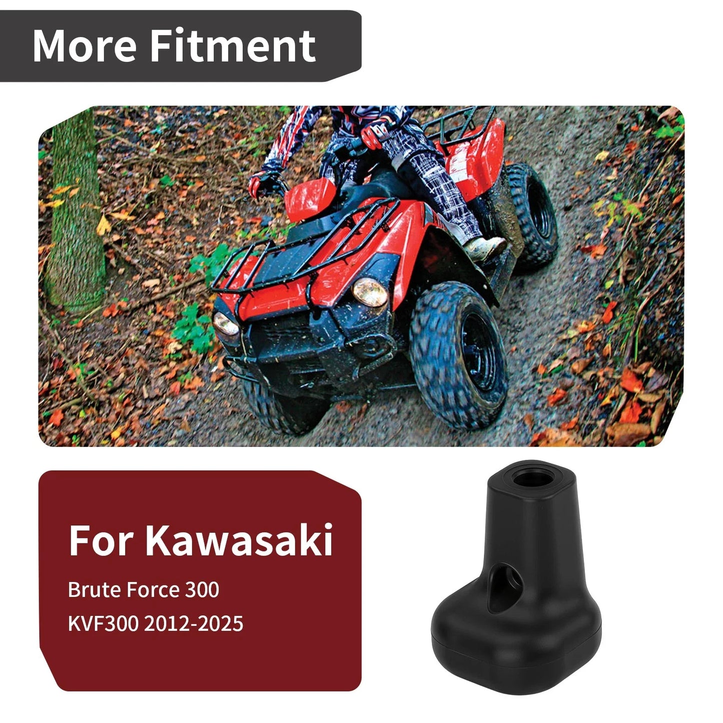 Shift Lever Knob Shifter Knob for Kawasaki Brute Force 300 KVF300 (2012–2025)