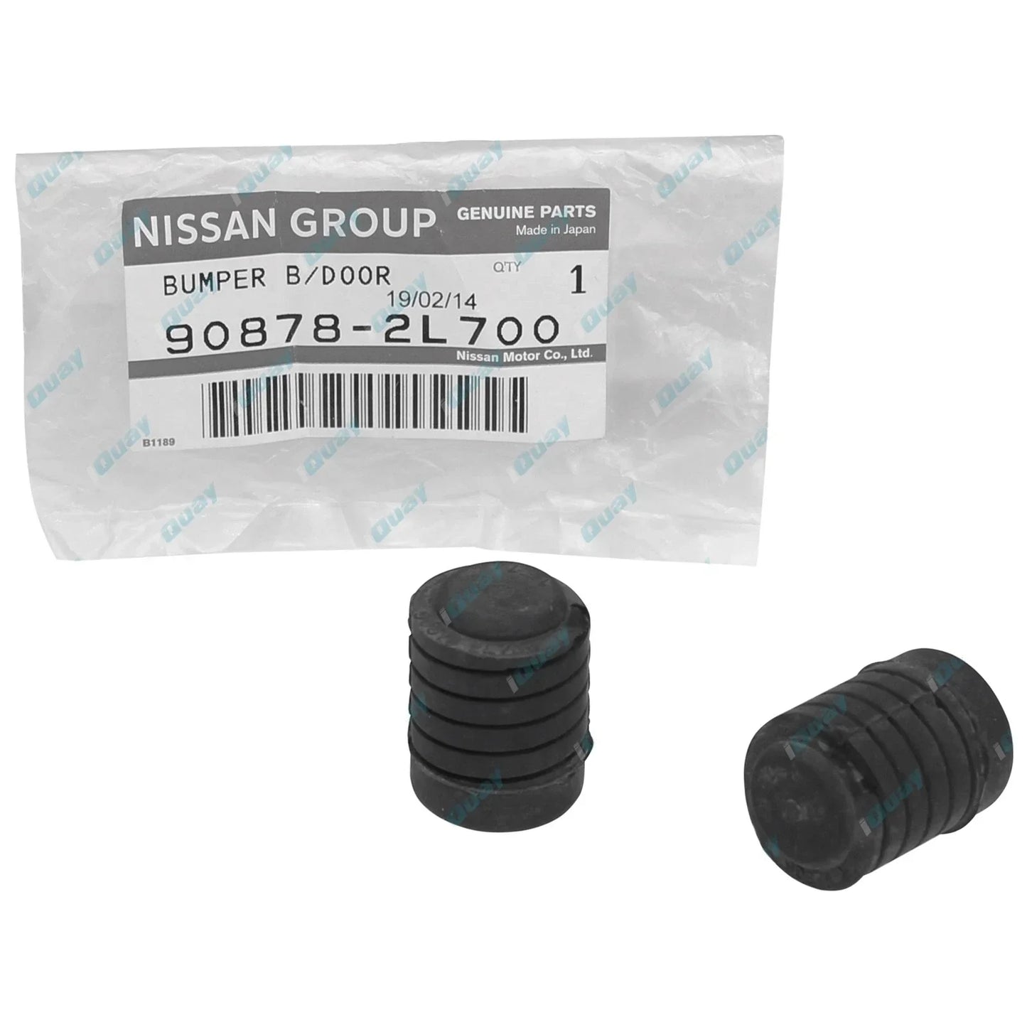 2 Bonnet Adjusting Bumper Stops Rubbers Navara D22 Ute Genuine Nissan New