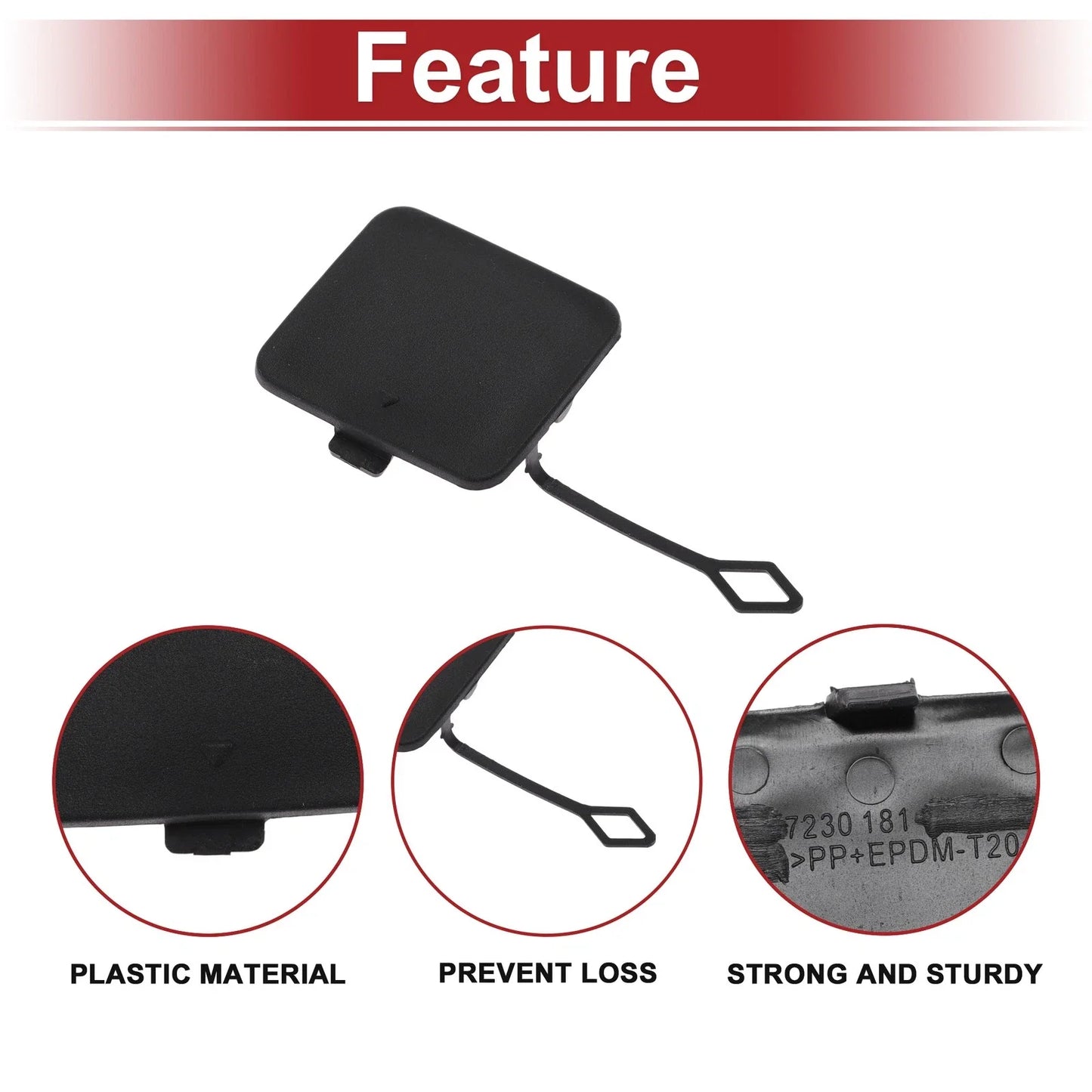 Tow Hook Cover Cap for BMW X3 xDrive28i